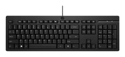 Teclado HP 125 (AY2Y7AA#ABM). Conectividad Plug and Play - Color Negro. - 2