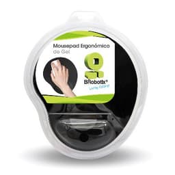 Mouse Pad con Descansa Muñecas, con Gel en la Almohadilla, Ergonómico, Antiderrapante, Amplio: 20.3*24.1*2 , Negro, 500074N BROBOTIX - 2