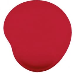 Mouse Pad - C/ Almohadilla Tipo Gel, ROJO, Antiderrapante, Monótono, 24.5*21.5*0.2 Cms, BROBOTIX  500074R - 2