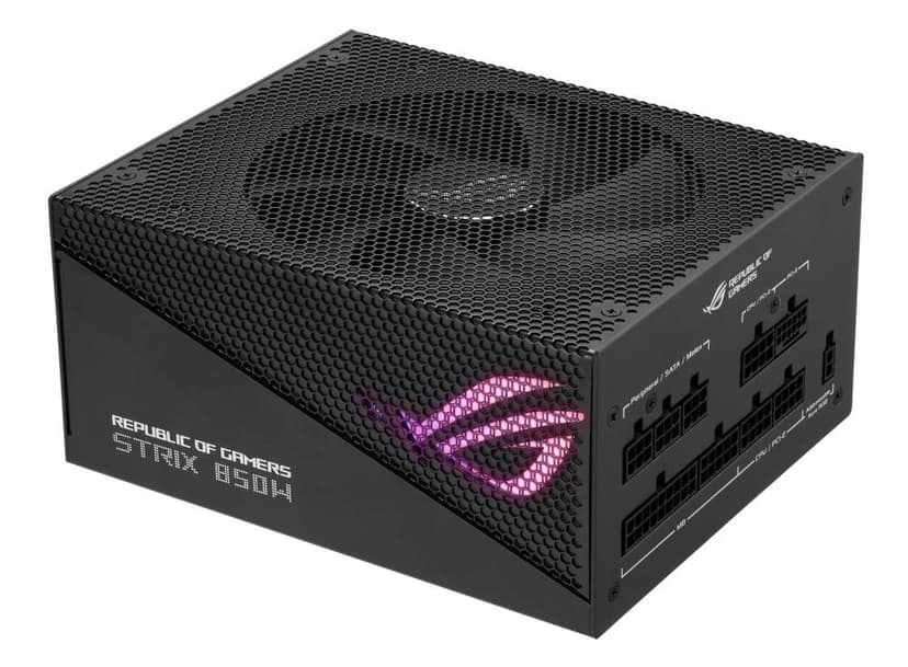 Fuente de Poder ASUS ROG-STRIX-850G-AURA-GAMING | 850W, RGB AURA Sync