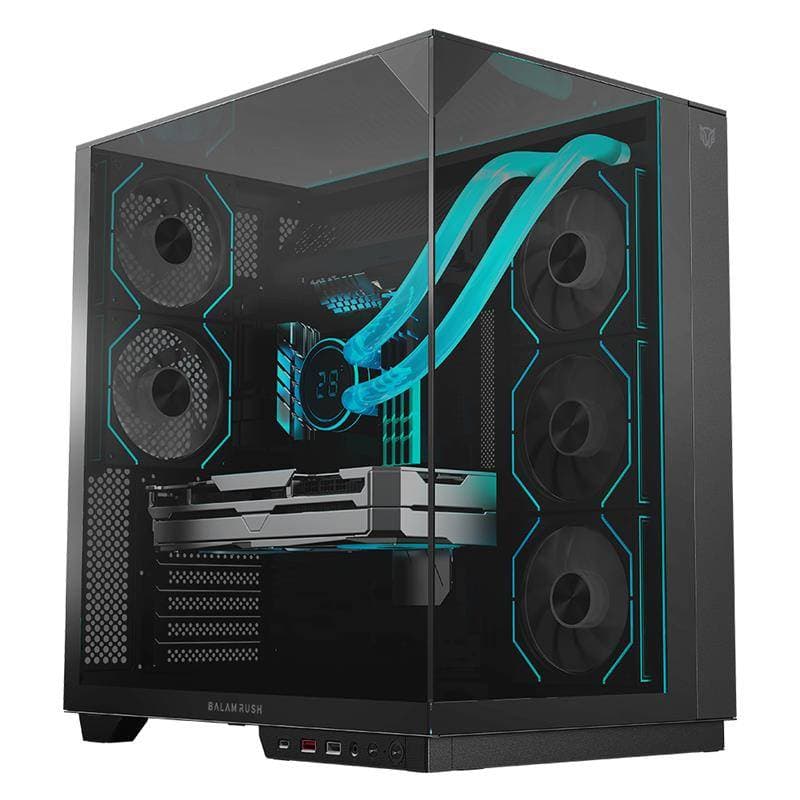 Gabinete Gaming Balam Rush TANK MAJESTIC 7600 | Diseño RGB, Soporte para Ventilación Optima