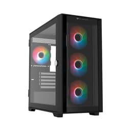 Gabinete Gaming Balam Rush Carbono Twin Mate | Diseño Aerodinámico, Iluminación RGB - 1