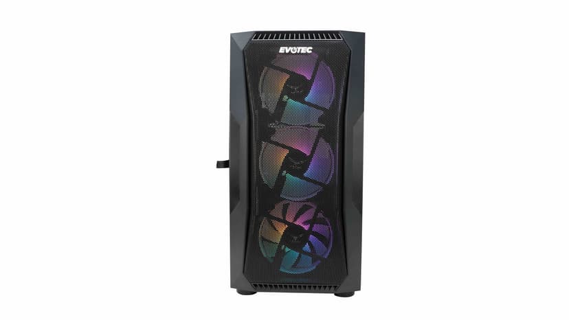 Gabinete Gaming EVOTEC EV-1019 | Diseño Moderno, Iluminación RGB