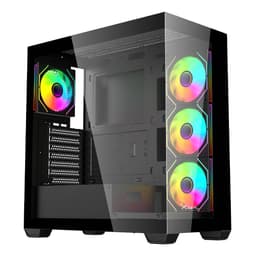 Gabinete Gaming Xzeal XZCGB08B | Diseño Aerodinámico, Iluminación RGB - 1