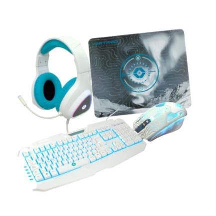 Kit 4 en 1 Gamer VORTRED V-930457 | Teclado, Mouse, Auriculares, Controlador