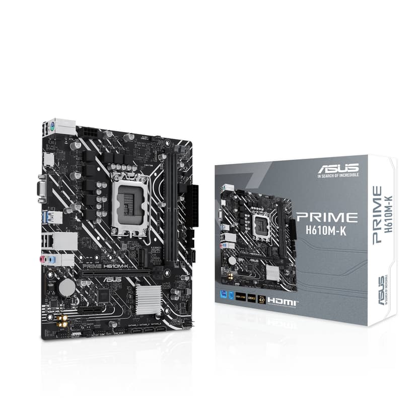 Placa Base ASUS PRIME H610M-K | Soporte DDR4, PCIe 4.0