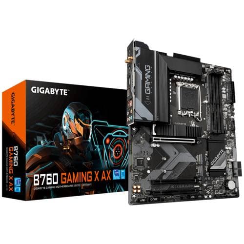 Placa Base GIGABYTE B760 GAMING X AX | Wi-Fi 6, Soporte DDR5