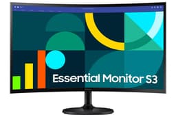 Monitor Samsung 27 Pulgadas Essential - FHD, Curvatura 1800R, 75Hz, 4ms, color Negro, LS27D360GALXZX - 2