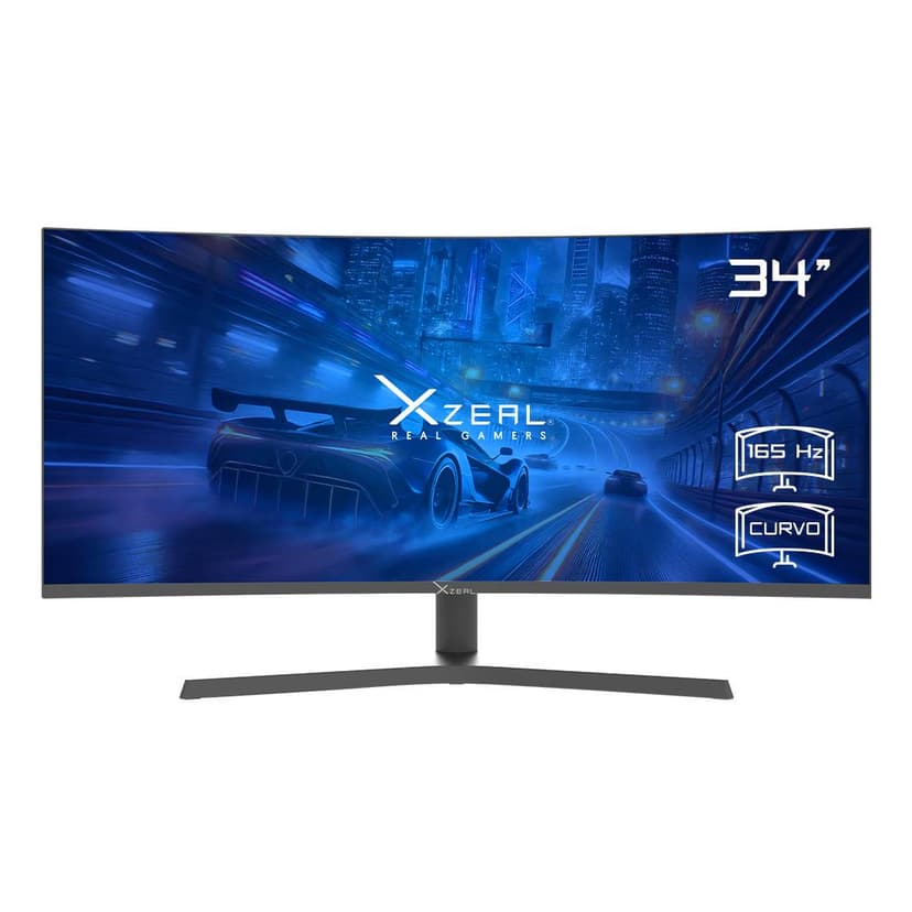 Monitor Xzeal XZMO342B | 34" Ultra Wide, Resolución QHD