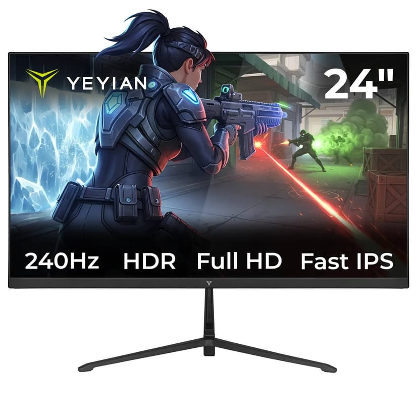 Monitor Gaming Yeyian YMF-FP24-M1 | 24 Pulgadas, 144 Hz