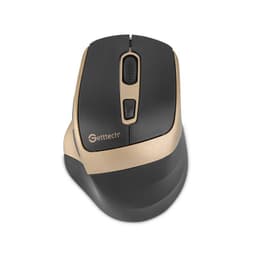 GETTTECH MOUSE INALAMBRICO PARA OFIC 6D - 725F, ILUMINACION RGB CUSTOM, 7200 DPI, 5 BOTON 1 SCROLL, CONECTIVIDAD DUAL, NEGRO DORADO GGM-STDBW-01-GD - 2