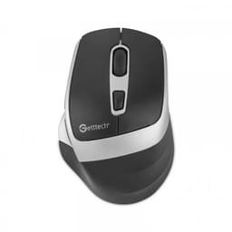 GETTTECH MOUSE INALAMBRICO PARA OFIC 6D - 725F, ILUMINACION RGB CUSTOM, 7200 DPI, 5 BOTONES 1 SCROLL, CONECTIVIDAD DUAL, NEGRO PLATA  GGM-STDBW-01-SL - 2
