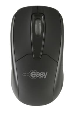 Mouse Easy Line EASY LINE - Negro, USB, 1000 DPI - 2