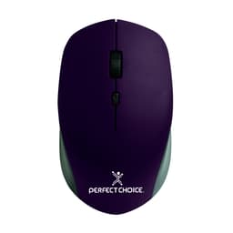 Mouse Inalámbrico con Sensor Óptico Conector USB 1600 DPI Root Pro Color Morado | PERFECT CHOICE - - 2