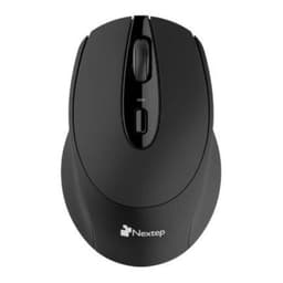 Mouse Nextep Inalámbrico NE-410E Ergonómico USB 1600 dpi Batería Incluida  AA Color Negro - - 2