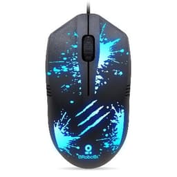 Mouse USB RGB XPLOTION BROBOTIX 263939 - Negro, 800/1200/1600 DPI - 2