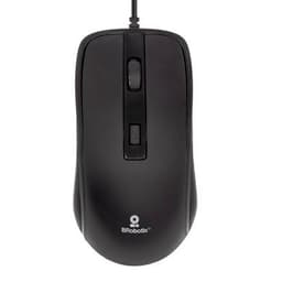 MOUSE ALÁMBRICO USB - BÁSICO, USB 1600 DPI, 3 BOTONES, COLOR NEGRO, 6007204 BROBOTIX - 2