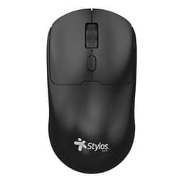 Mouse Inalámbrico Recargable Stylos STPMOI7B 1 - 600 Dpi 3 Niveles 4 Botones Conexión USB Nano 2.4Ghz Negro - 2