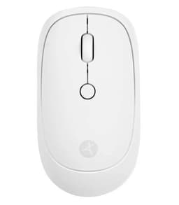 Mouse Inálambrico TechZone terminado rubber silencioso color blanco - - 2