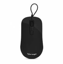 Mouse Alámbrico VORAGO MO-102-BK - Negro, 4 Botones, USB, 1, 000 / 1, 600 DPIs - 2