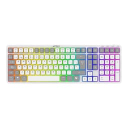 Teclado Inalámbrico RGB Techno PRO TI790 Acteck Elite Series Iluminación RGB - Teclado Multidispositivo Inalámbrico, Dongle 2.4Mhz, Bluetooth, Cable 1.8m - 2