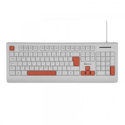 GETTTECH TECLADO BLANCO GGK-ESMWR-02-WH - - 2