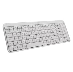 Teclado Logitech K250 920-013446. Color blanco. - - 2