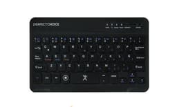 Mini Teclado Inalámbrico Bluetooth Universal Ultra delgado Color Negro | PERFECT CHOICE - - 2