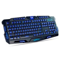 Teclado Iluminado - RGB, Ergonómico, Multimedia, Alámbrico USB, Negro (Inglés), 420028 BROBOTIX - 2